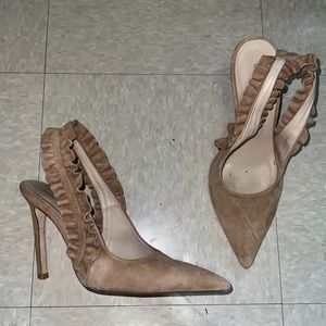 Good American Taupe Pumps Size 9